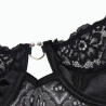 Subblime - Corset Corset Et Ceinture Subblime Noir S / M